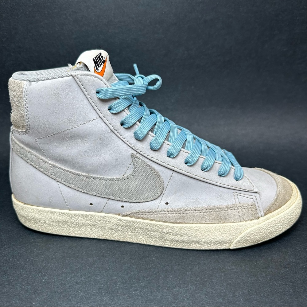 Nike Blazer Mid '77 PRM VNTG Certified Fresh Grey Fog Blue DO9787-001 Men's 8